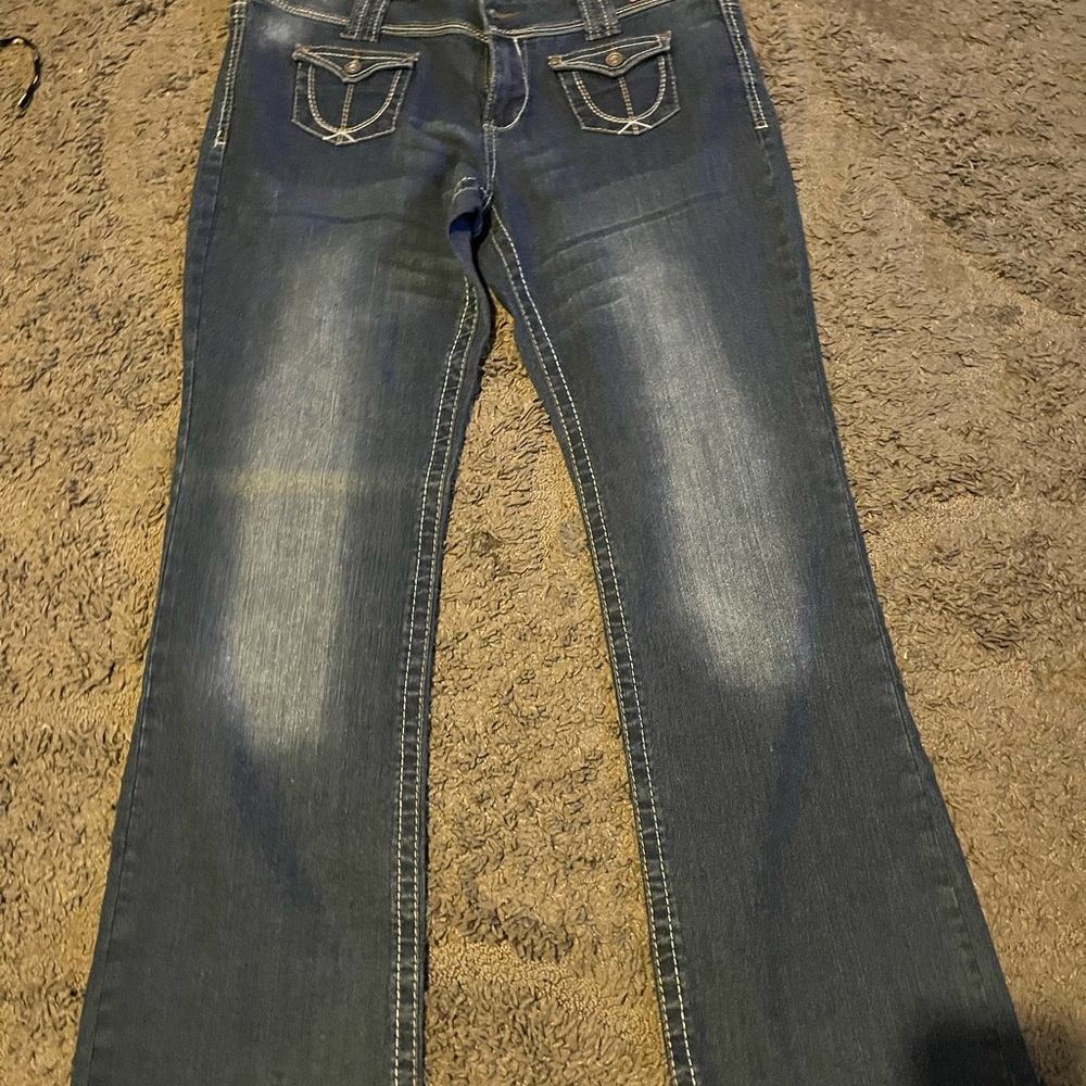 NWT No boundaries JR Women's Bootcut Denim Jeans‎ Size 17
